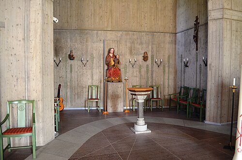 Vists kyrka, interno