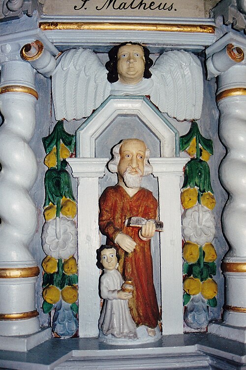 Böja kyrka, interno