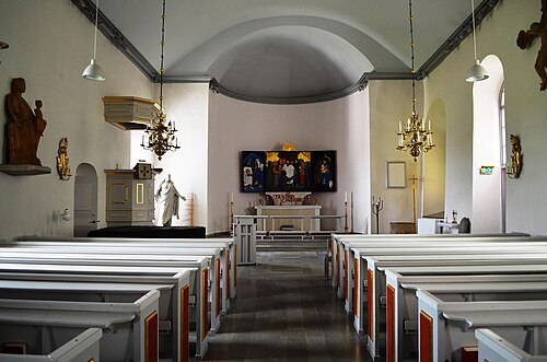 Kullings-Skövde kyrka, intérieur