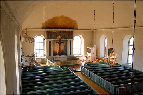 Segersta kyrka, intérieur