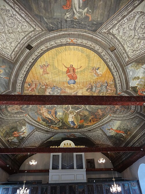 Bro kyrka, interno