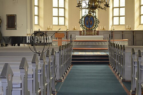 Hamneda kyrka, intérieur