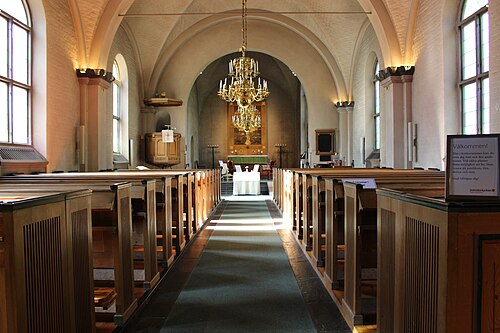 Nathanaelskyrkan, interno