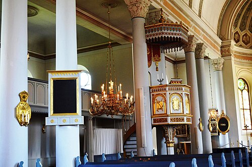 Risinge nya kyrka, interno