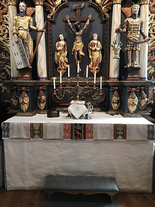 Visnums kyrka, interno