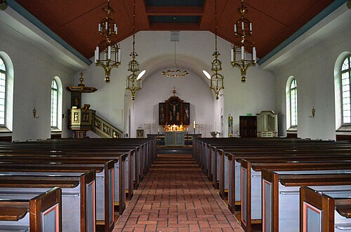 Hultsfreds kyrka, interno
