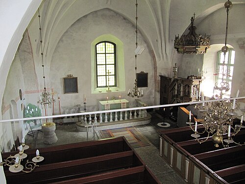 Bergshammars kyrka, intérieur