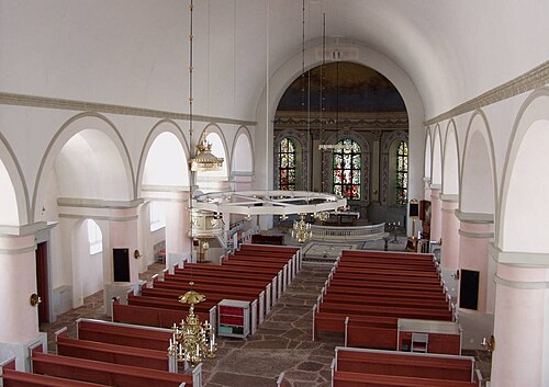 Boda kyrka, interno