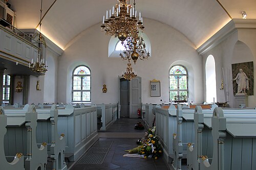 Fleninge kyrka, intérieur