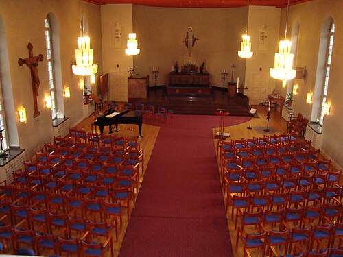 Hagakyrkan, Borlänge, interno