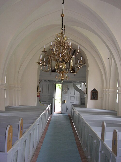 Igelösa kyrka, intérieur