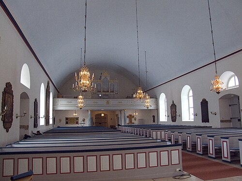 Gamleby kyrka, interno