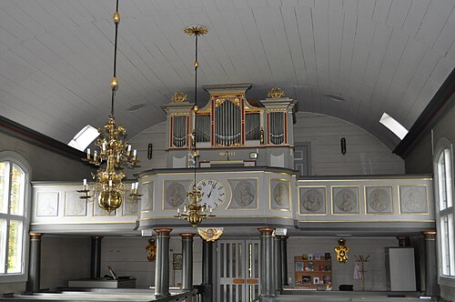 Härlunda kyrka, interno