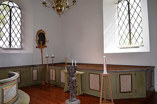 Sya kyrka, interno