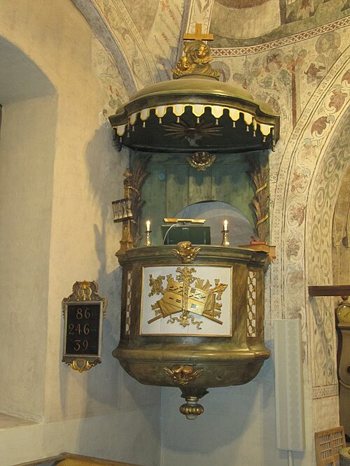 Viksta kyrka, interno