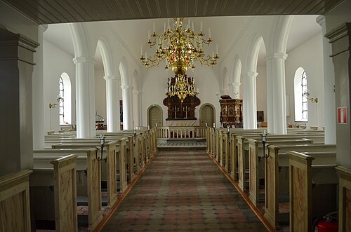 Västra Alstads kyrka, interno