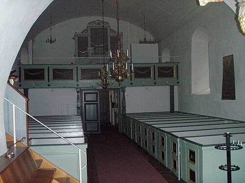 Gårdeby kyrka, interno