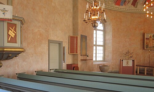 Månsarps kyrka, interno