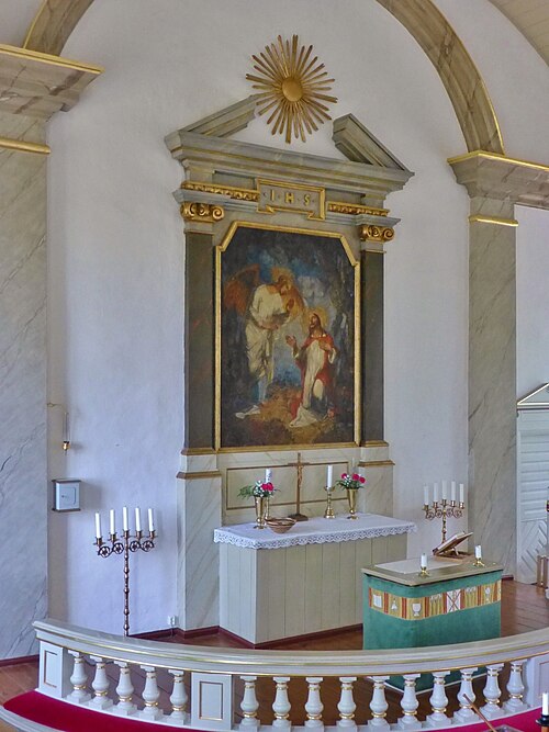 Långemåla kyrka, interno