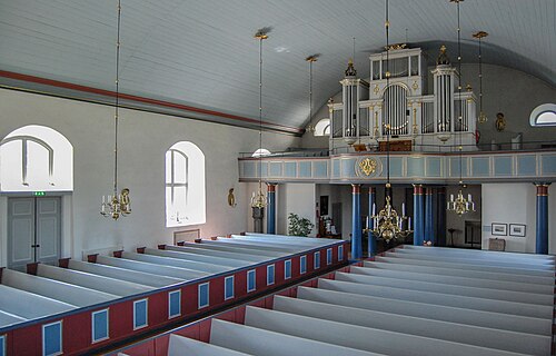Skatelövs kyrka, interno