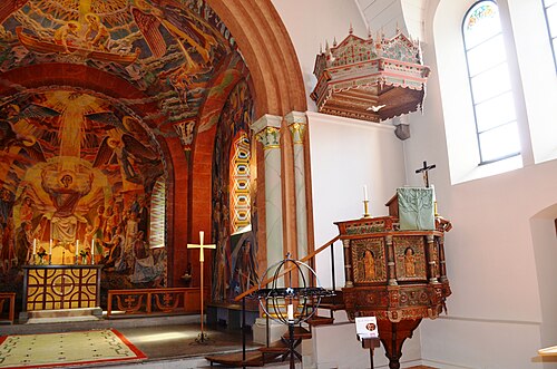Sura kyrka, interno