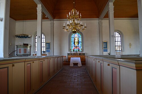Östra Sallerups kyrka, interno