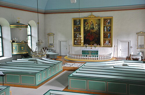 Bergs kyrka, interno
