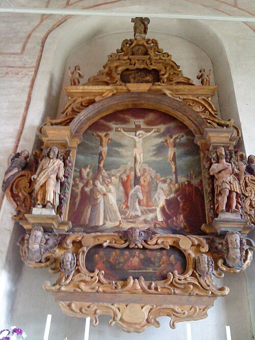 Harakers kyrka, interno