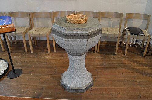 Timmele kyrka, interno