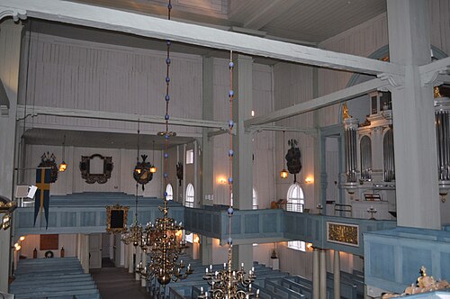 Amiralitetskyrkan, interno