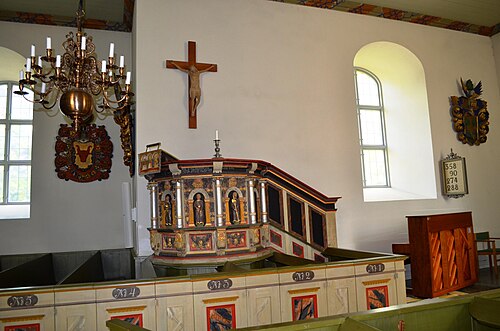 Grevbäcks kyrka, interno