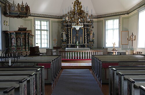 Gustav Adolfs kyrka, intérieur