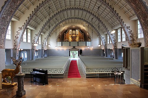 Hjorthagens kyrka, intérieur