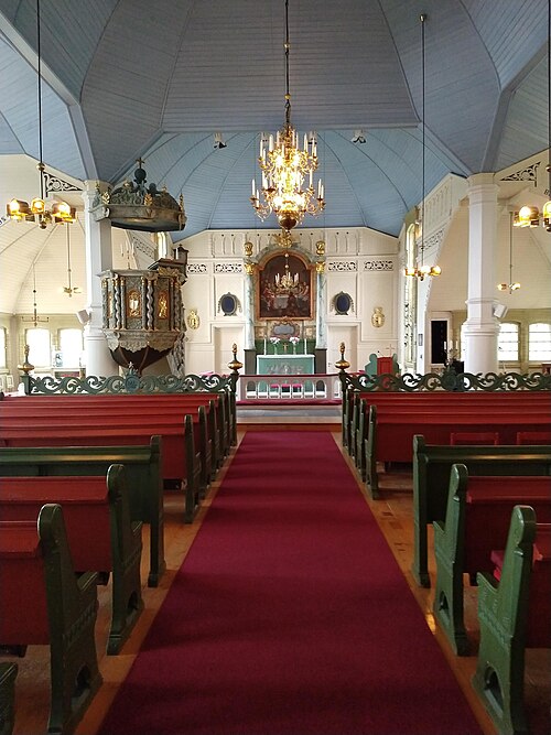 Arjeplogs kyrka, intérieur