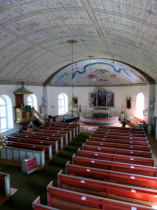 Nårunga kyrka, interno
