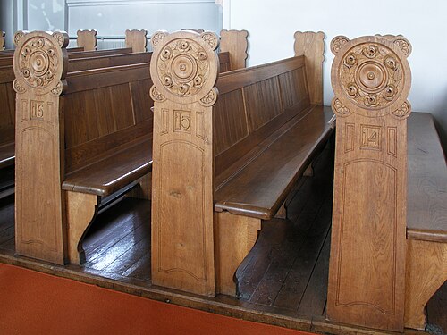 Valleberga kyrka, interno