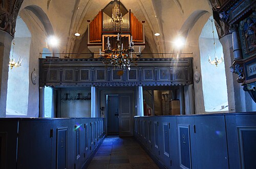 Vrena kyrka, interno