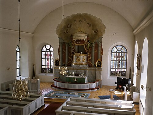 Ilsbo kyrka, interno