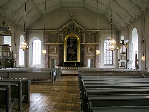 Enångers kyrka, interno