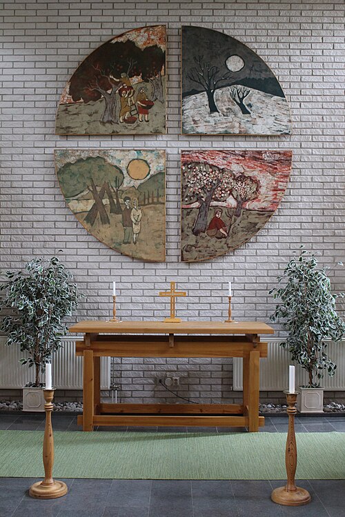 Fridhems kyrka, intérieur