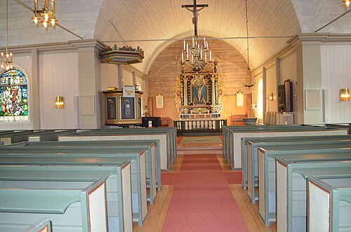 Hammarö kyrka, interno