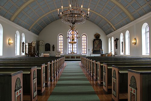 Hasslövs kyrka, interno