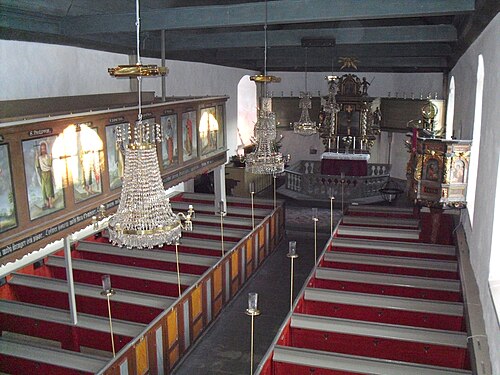 Partille kyrka, interno