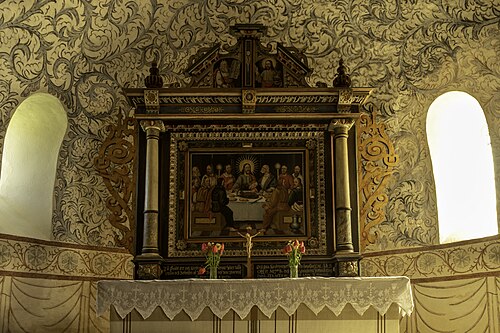 Levide kyrka, interno