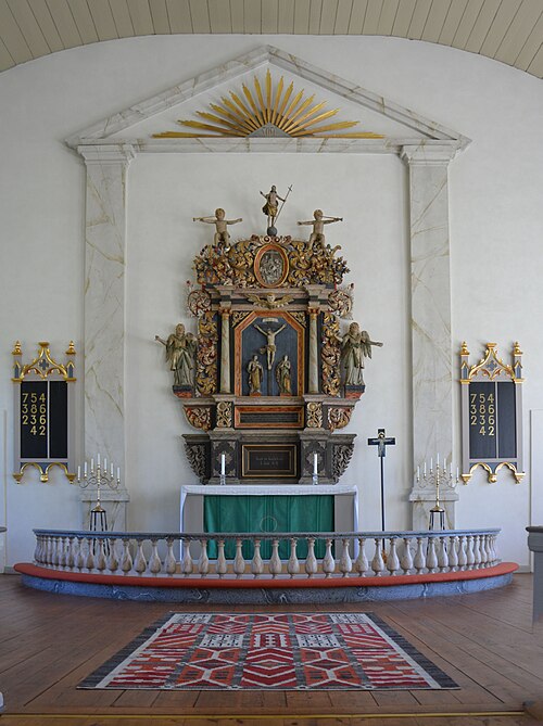 Nottebäcks kyrka, intérieur
