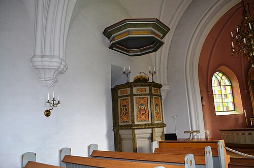 Tiarps kyrka, interno