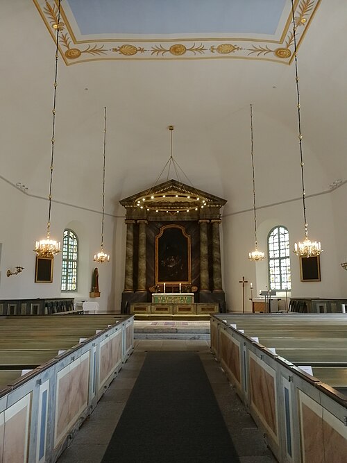 Askers kyrka, interno