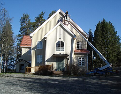 Ragvaldsträsk bönhus, intérieur
