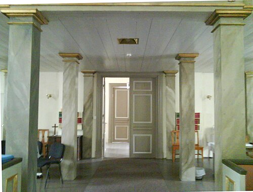 Sofia Magdalena kyrka, interno