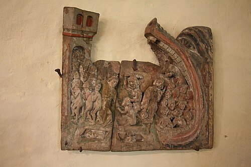 Vesene kyrka, interno